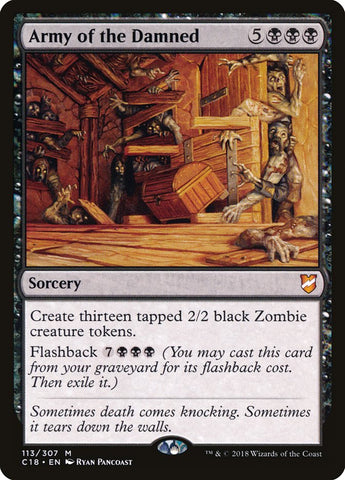 Army of the Damned [Commander 2018] Magic: The Gathering