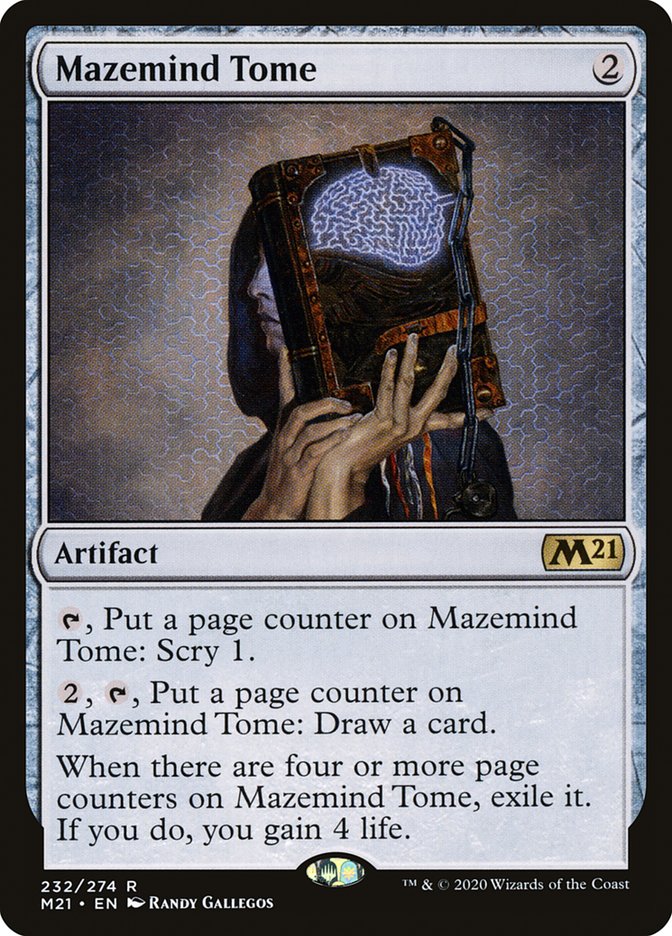 Mazemind Tome [Core Set 2021] Magic: The Gathering