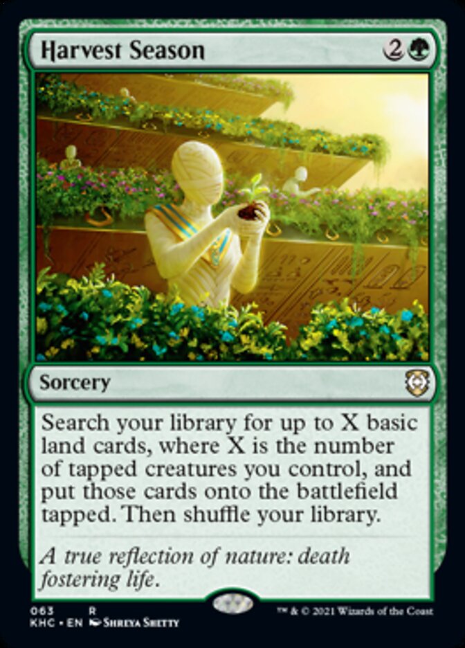 Harvest Season [Kaldheim Commander] Magic: The Gathering