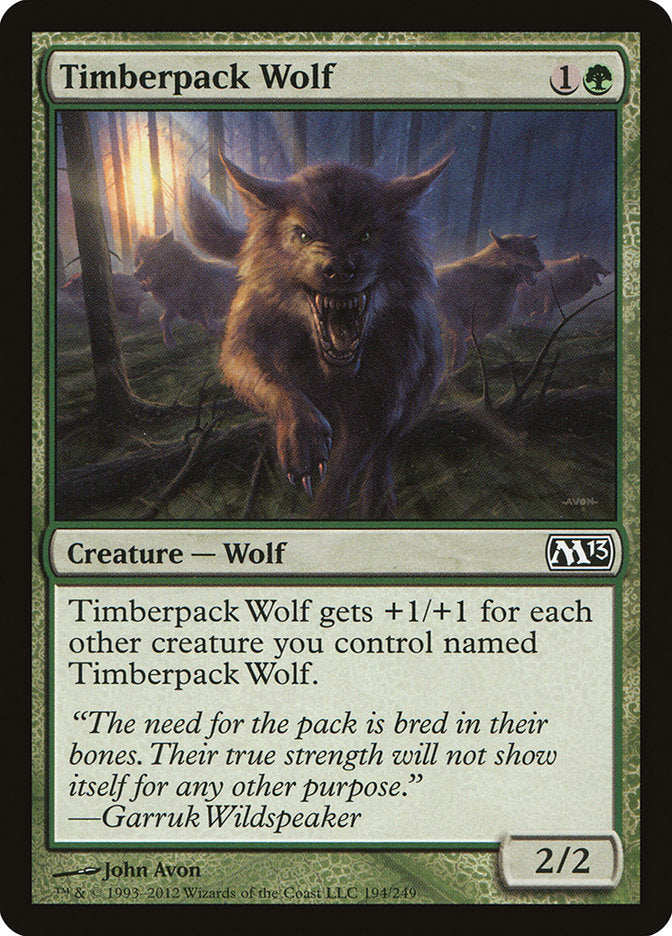 Timberpack Wolf [Magic 2013] Magic: The Gathering