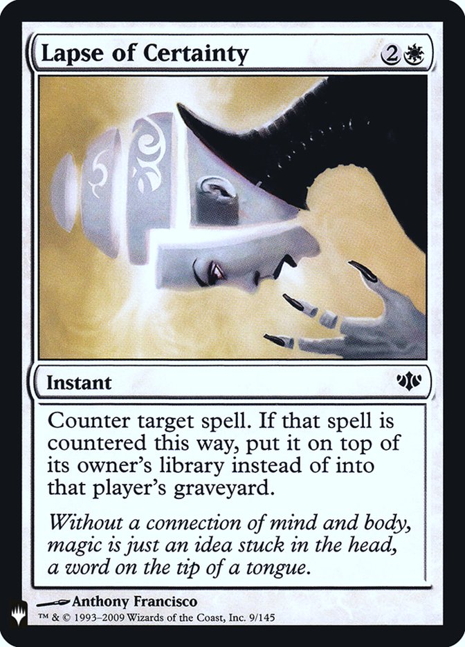 Lapse of Certainty [Mystery Booster] Magic: The Gathering