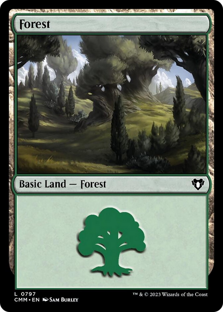 Forest (797) [Commander Masters] Magic: The Gathering