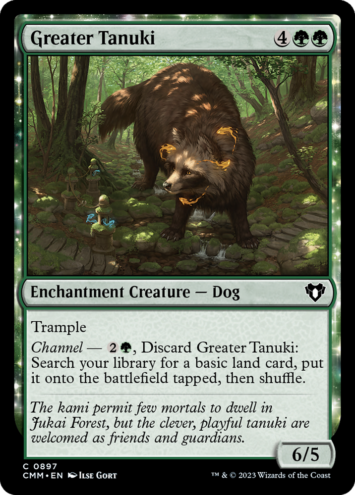 Greater Tanuki [Commander Masters] Magic: The Gathering