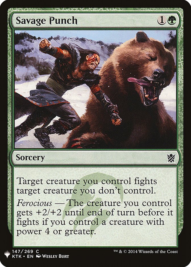 Savage Punch [Mystery Booster] Magic: The Gathering