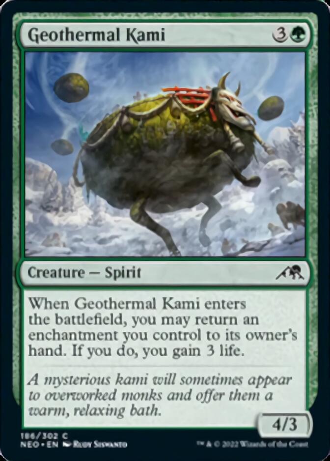 Geothermal Kami [Kamigawa: Neon Dynasty] Magic: The Gathering