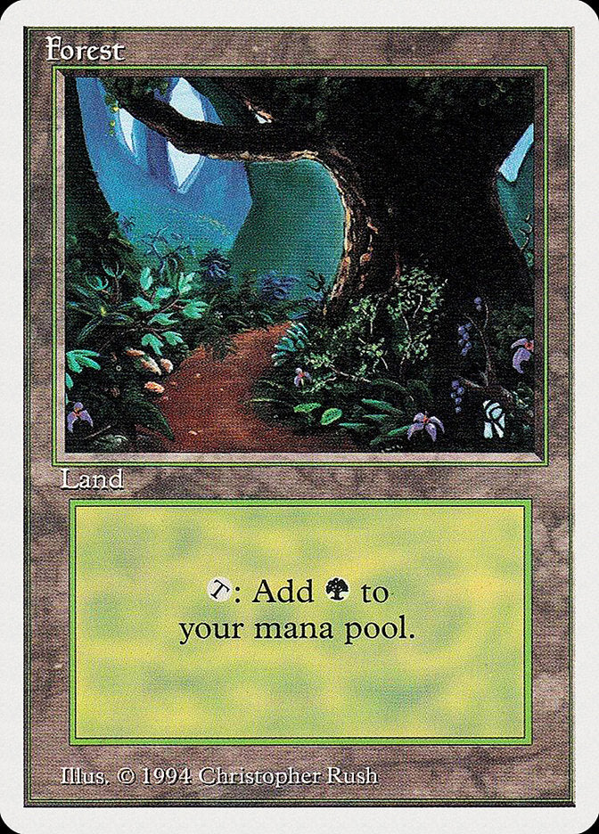 Forest (305) [Summer Magic / Edgar] Magic: The Gathering