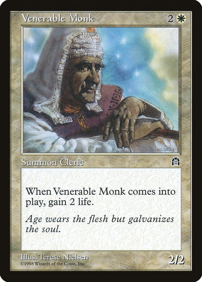 Venerable Monk [Stronghold] Magic: The Gathering