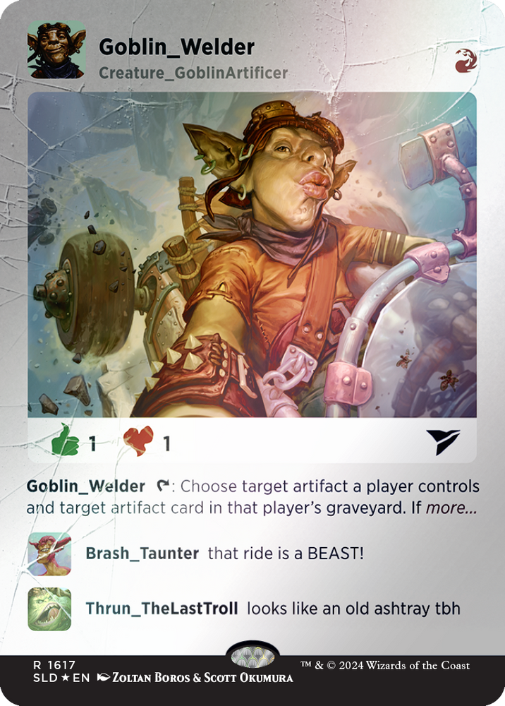 Goblin Welder (Rainbow Foil) [Secret Lair Drop Series] Magic: The Gathering