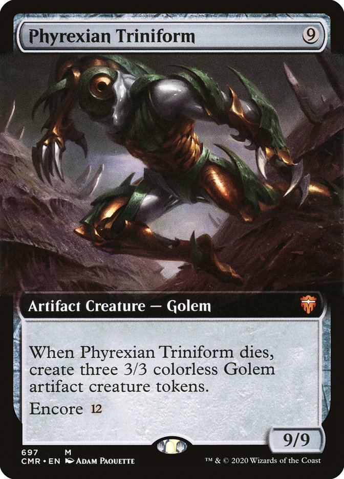 Phyrexian Triniform (Extended Art) [Commander Legends] Magic: The Gathering