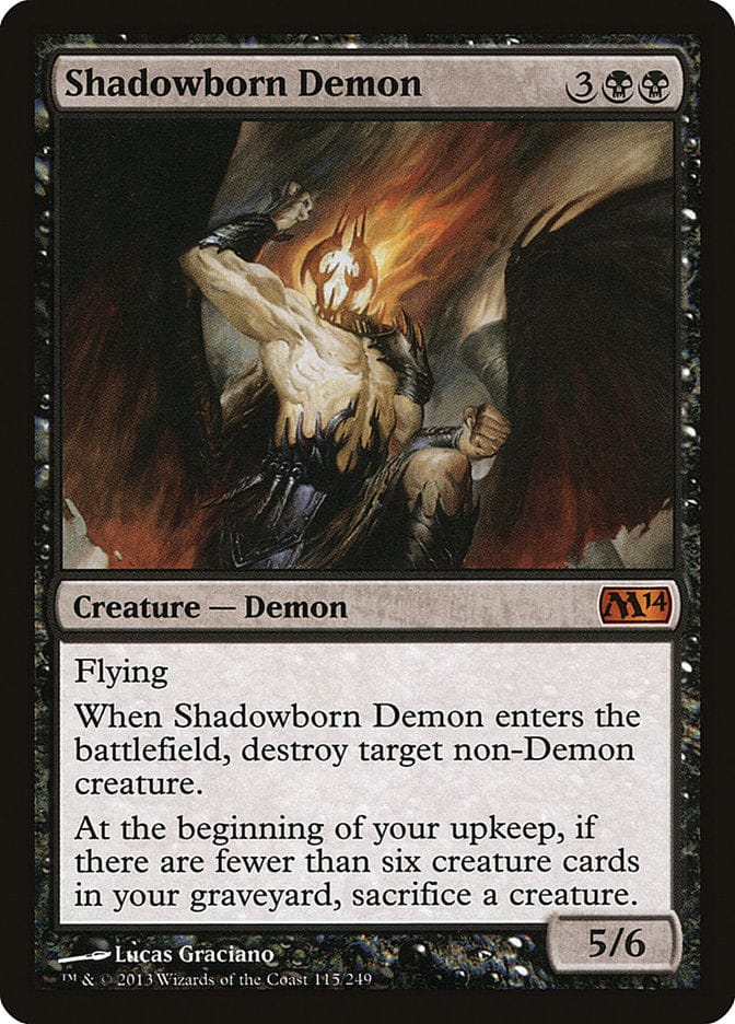 Shadowborn Demon [Magic 2014] Magic: The Gathering