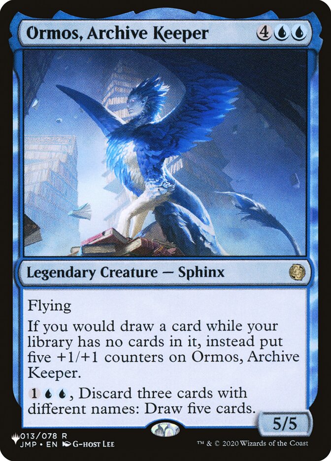 Ormos, Archive Keeper [The List] Magic: The Gathering