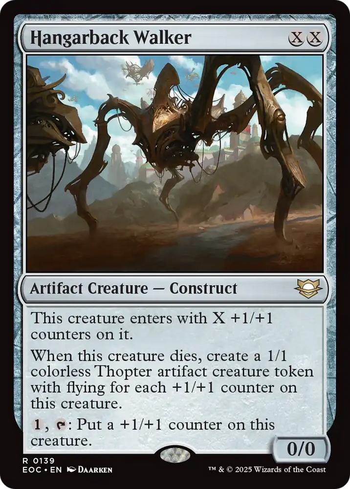 Hangarback Walker [Edge of Eternities Commander] Magic: The Gathering