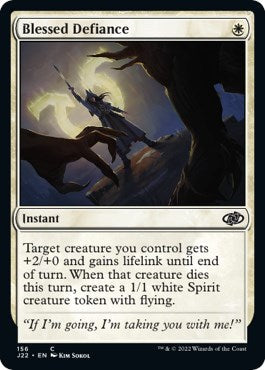 Blessed Defiance [Jumpstart 2022] Magic: The Gathering