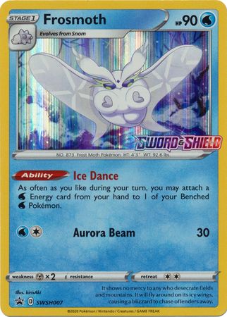 Frosmoth (SWSH007) (Prerelease Promo) [Sword & Shield: Black Star Promos] Pokémon