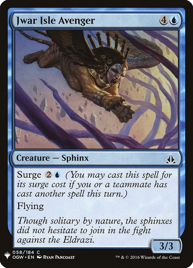 Jwar Isle Avenger [Mystery Booster] Magic: The Gathering