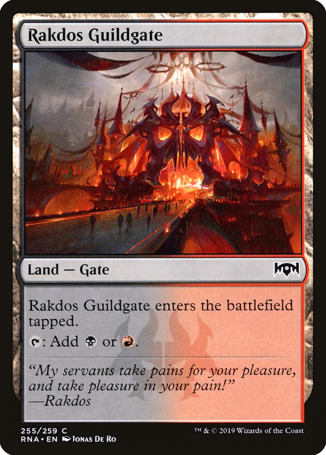 Rakdos Guildgate (255/259) [Ravnica Allegiance] Magic: The Gathering