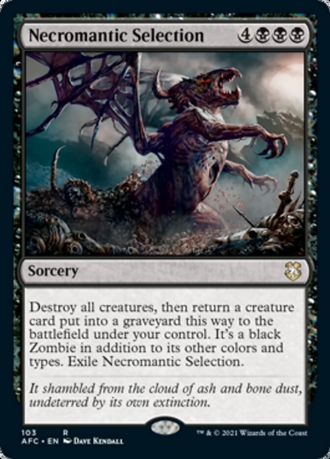 Necromantic Selection [Dungeons & Dragons: Adventures in the Forgotten Realms Commander] Magic: The Gathering