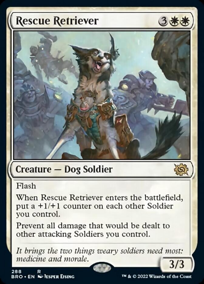 Rescue Retriever [The Brothers' War] Magic: The Gathering