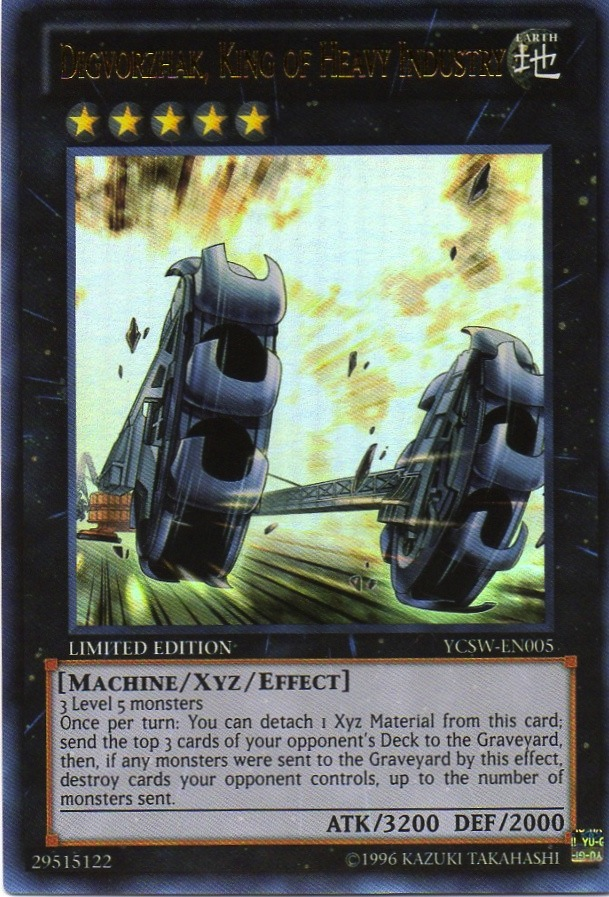 Digvorzhak, King of Heavy Industry [YCSW-EN005] Ultra Rare Yu-Gi-Oh!