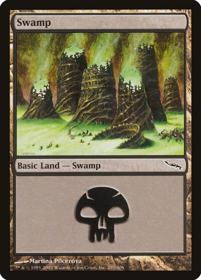 Swamp (297) [Mirrodin] Magic: The Gathering