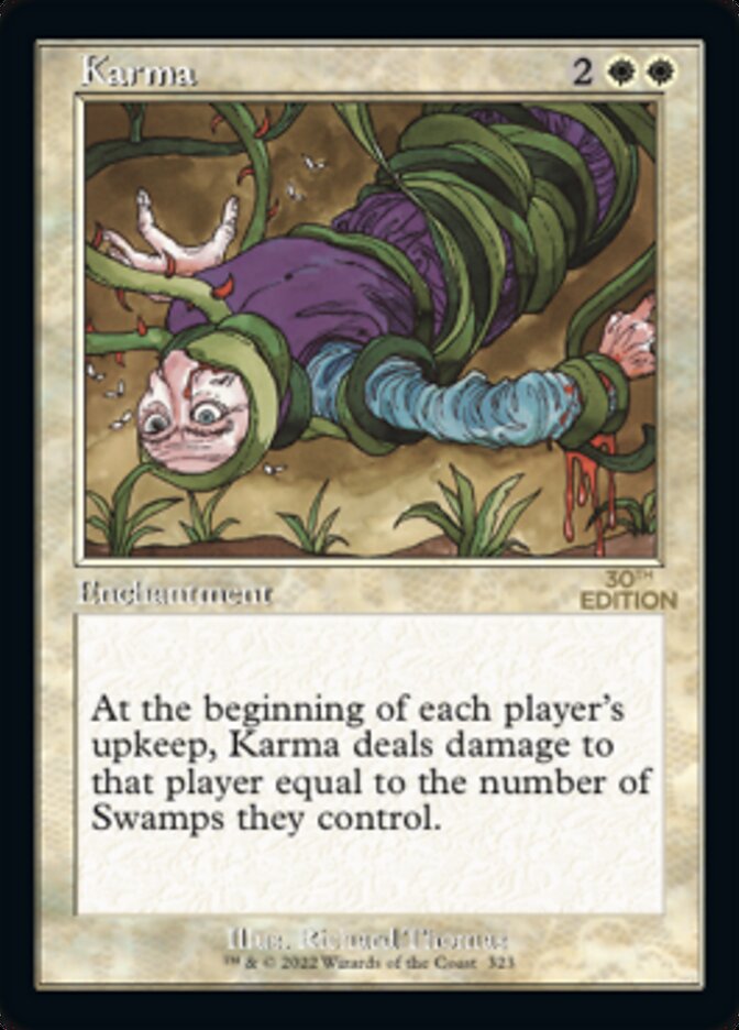 Karma (Retro) [30th Anniversary Edition] Magic: The Gathering