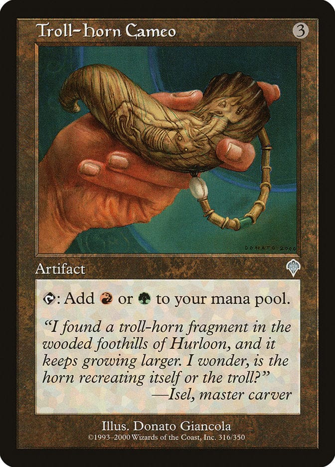 Troll-Horn Cameo [Invasion] Magic: The Gathering