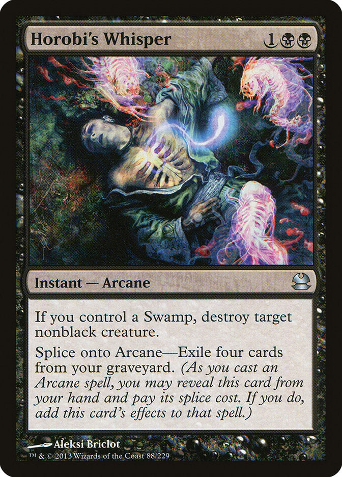 Horobi's Whisper [Modern Masters] Magic: The Gathering