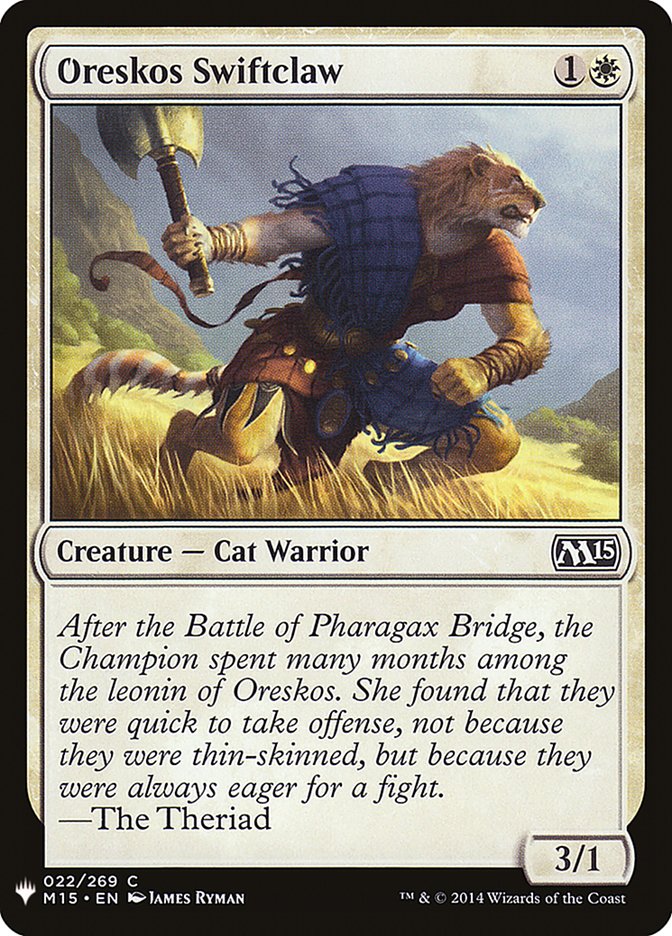 Oreskos Swiftclaw [Mystery Booster] Magic: The Gathering