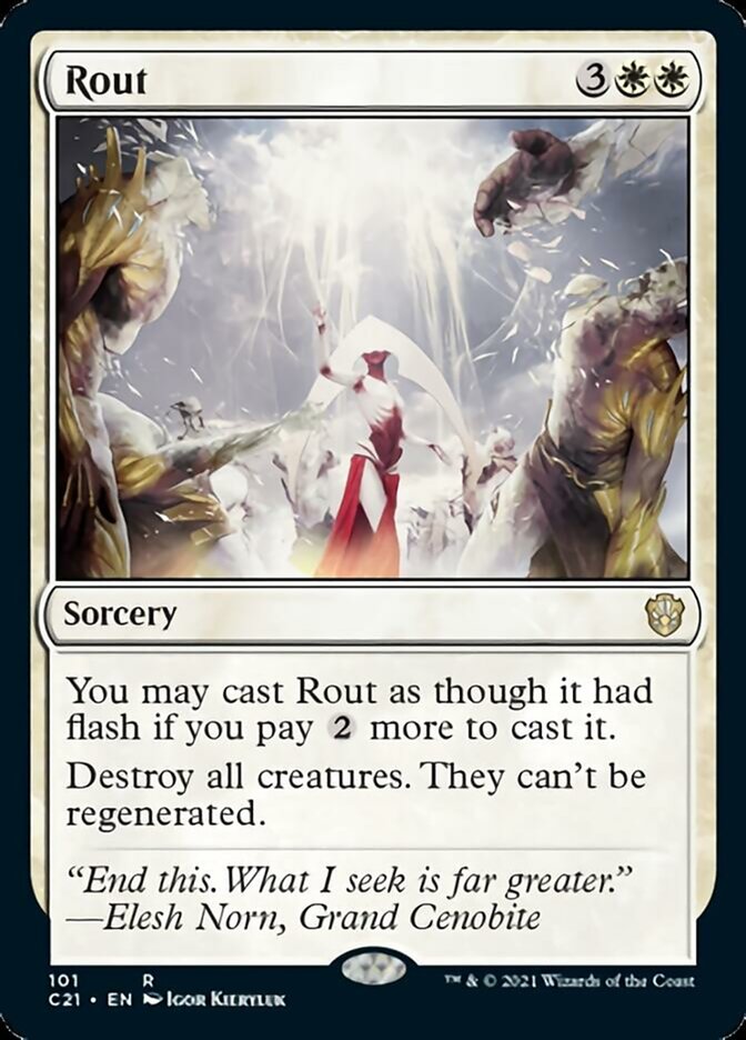 Rout [Commander 2021] Magic: The Gathering