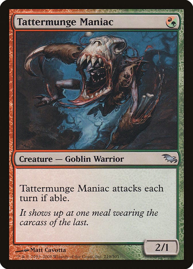 Tattermunge Maniac [Shadowmoor] Magic: The Gathering