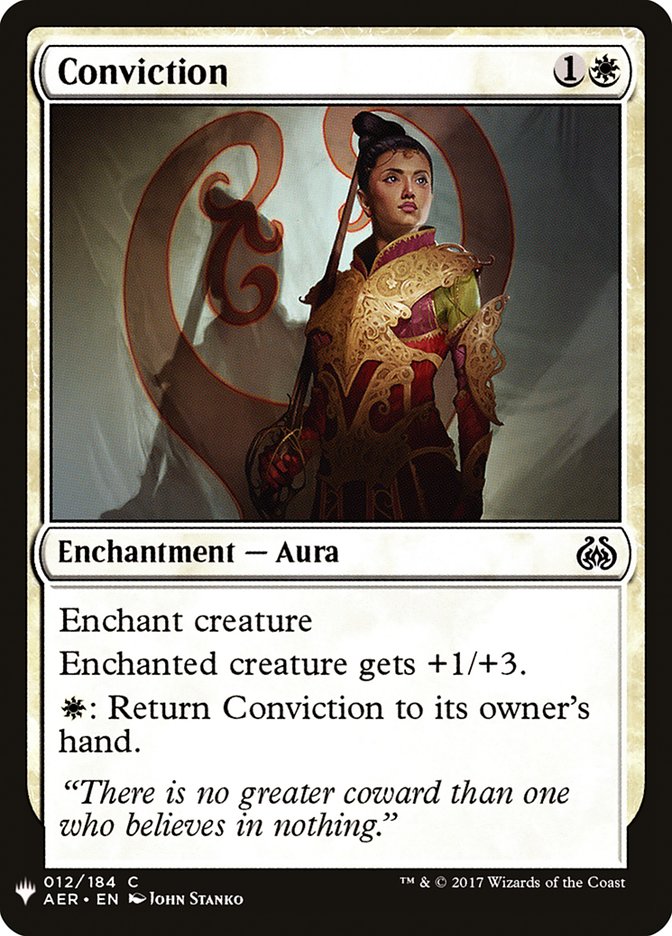 Conviction [Mystery Booster] Magic: The Gathering