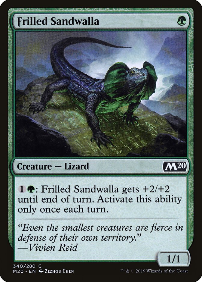 Frilled Sandwalla [Core Set 2020] Magic: The Gathering