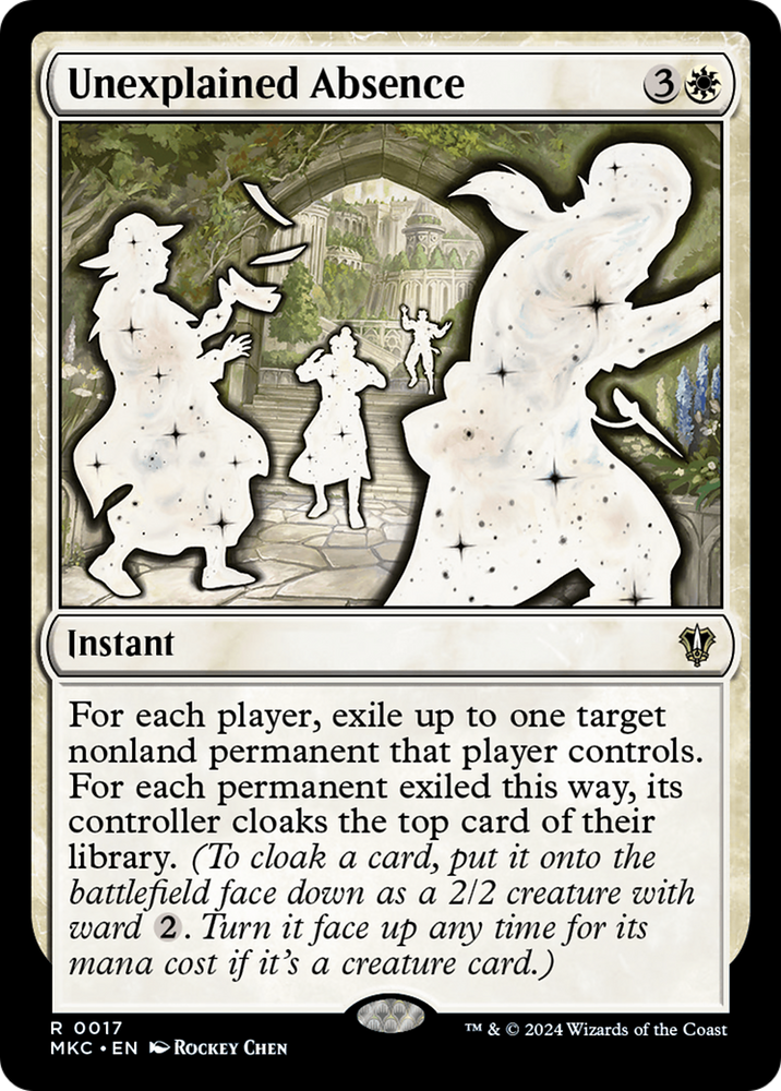 Unexplained Absence [Murders at Karlov Manor Commander] Magic: The Gathering