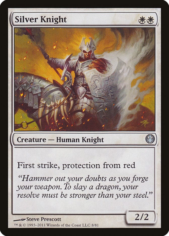 Silver Knight [Duel Decks: Knights vs. Dragons] Magic: The Gathering