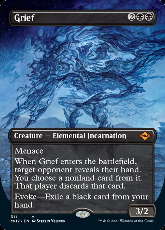 Grief (Borderless Alternate Art) [Modern Horizons 2] Magic: The Gathering