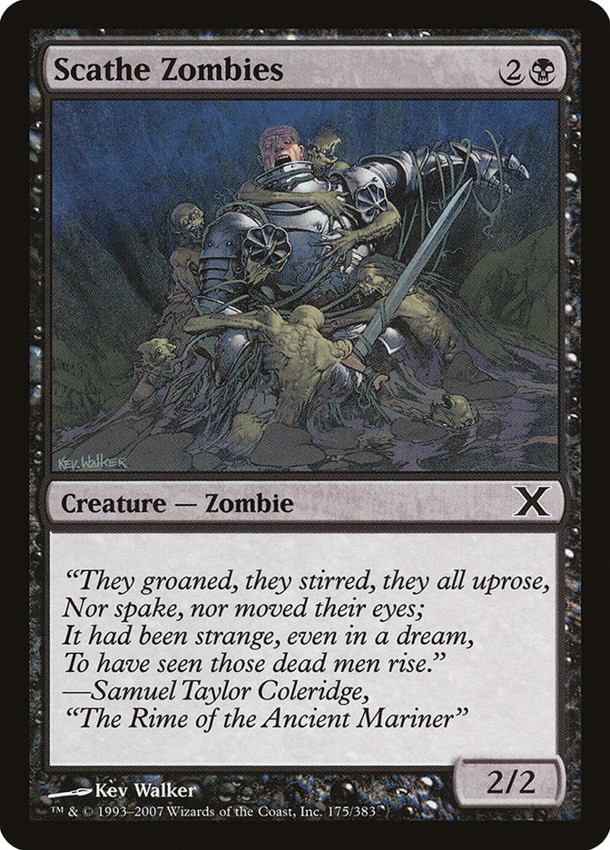 Scathe Zombies [Tenth Edition] Magic: The Gathering