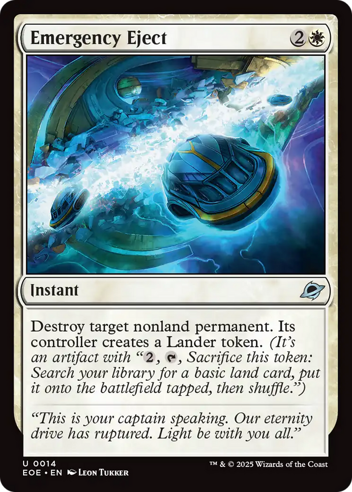 Emergency Eject [Edge of Eternities] Magic: The Gathering
