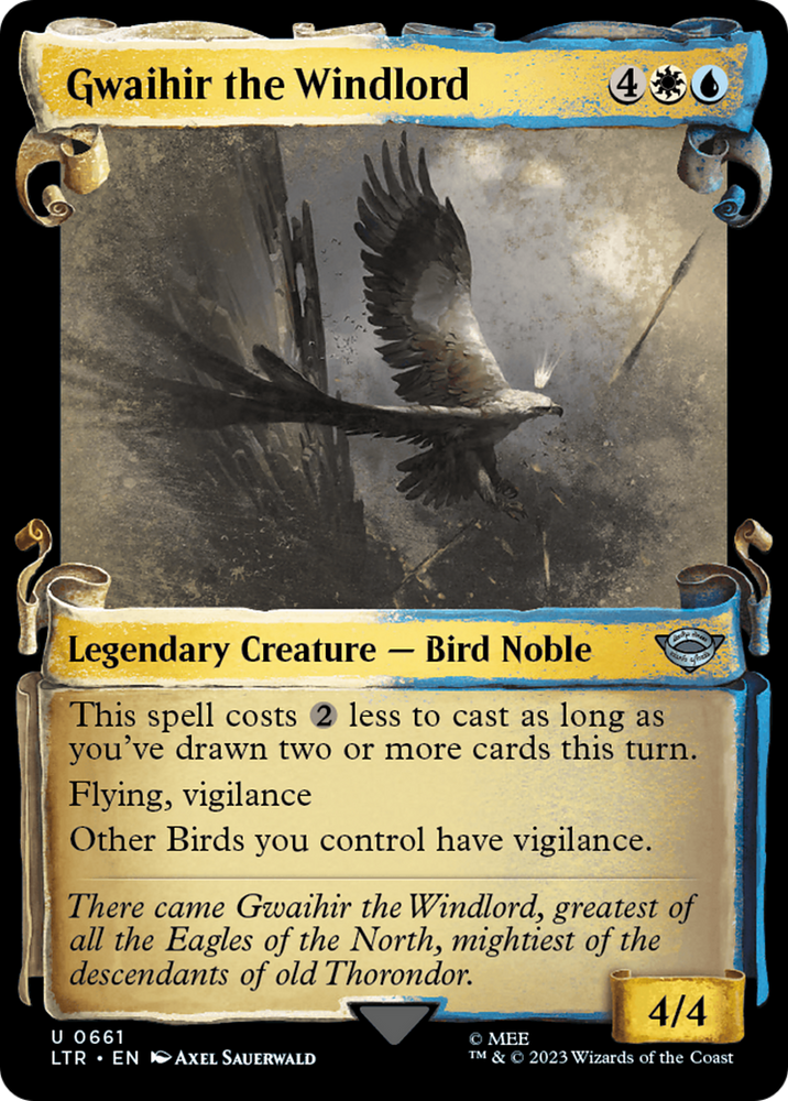 Gwaihir the Windlord [The Lord of the Rings: Tales of Middle-Earth Showcase Scrolls] Magic: The Gathering