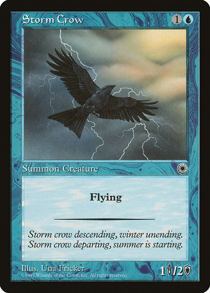 Storm Crow [Portal] Magic: The Gathering