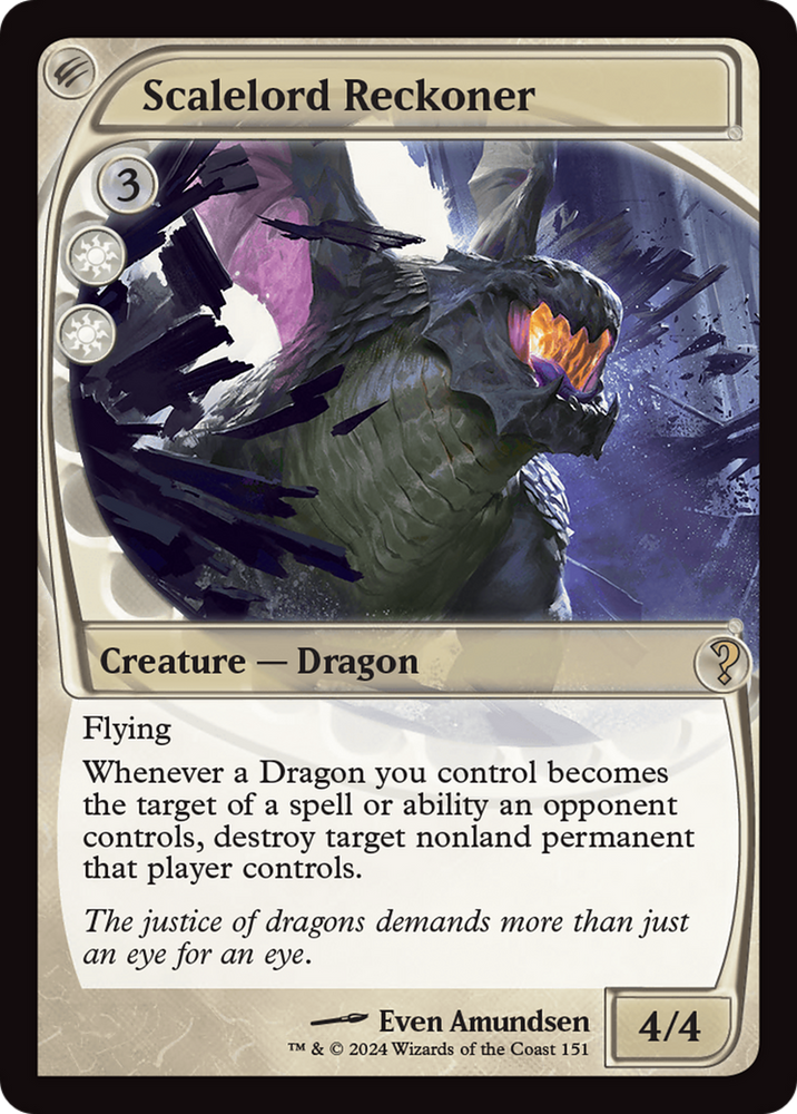 Scalelord Reckoner (Future Sight) [Mystery Booster 2] Magic: The Gathering