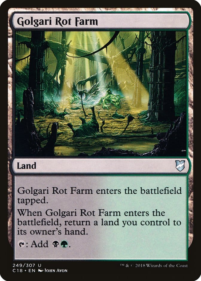 Golgari Rot Farm [Commander 2018] Magic: The Gathering