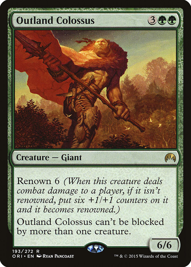 Outland Colossus [Magic Origins] Magic: The Gathering