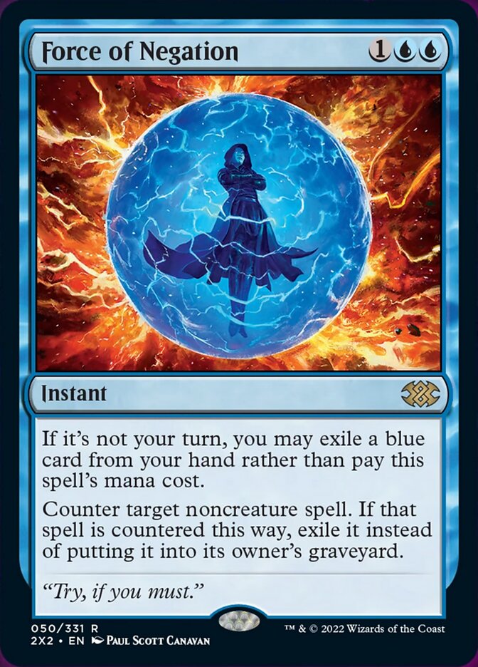 Force of Negation [Double Masters 2022] Magic: The Gathering