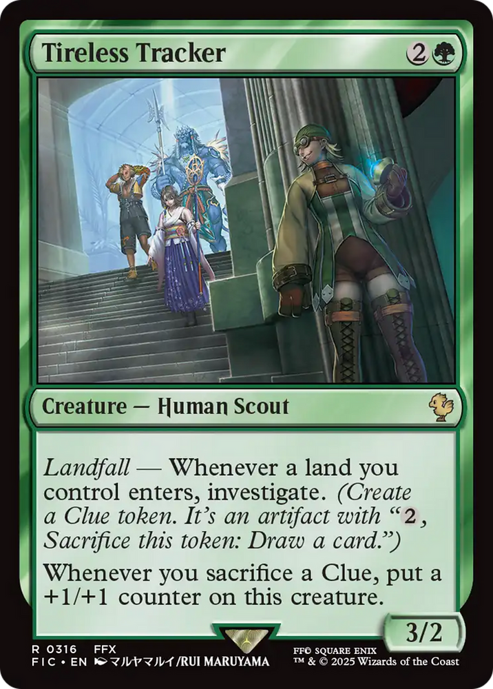 Tireless Tracker [FINAL FANTASY Commander] Magic: The Gathering