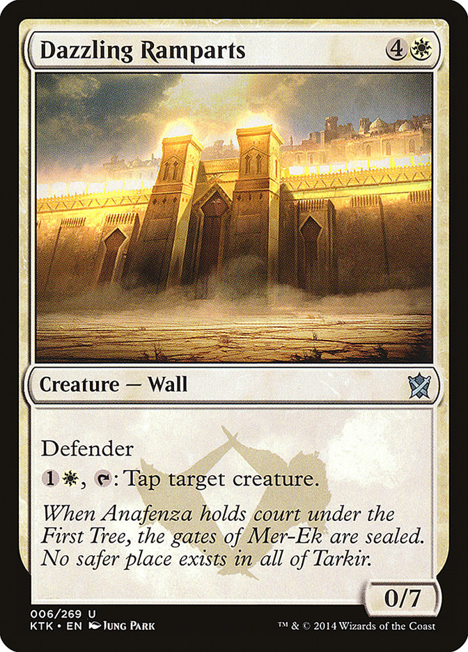 Dazzling Ramparts [Khans of Tarkir] Magic: The Gathering