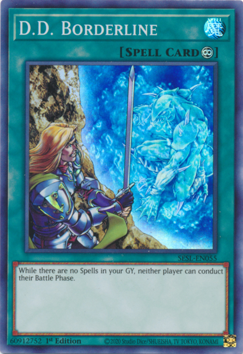 D.D. Borderline [SESL-EN055] Super Rare - Yugioh Cards For Your TCG Needs!