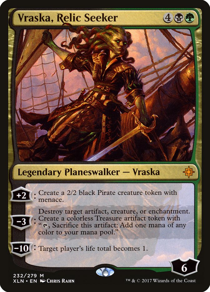Vraska, Relic Seeker [Ixalan] Magic: The Gathering