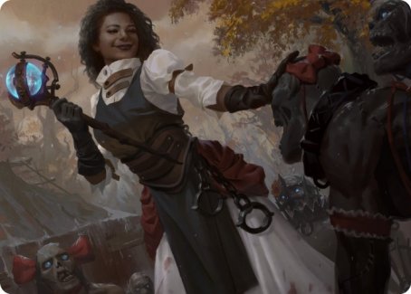 Skaab Wrangler Art Card [Innistrad: Midnight Hunt Art Series] Magic: The Gathering