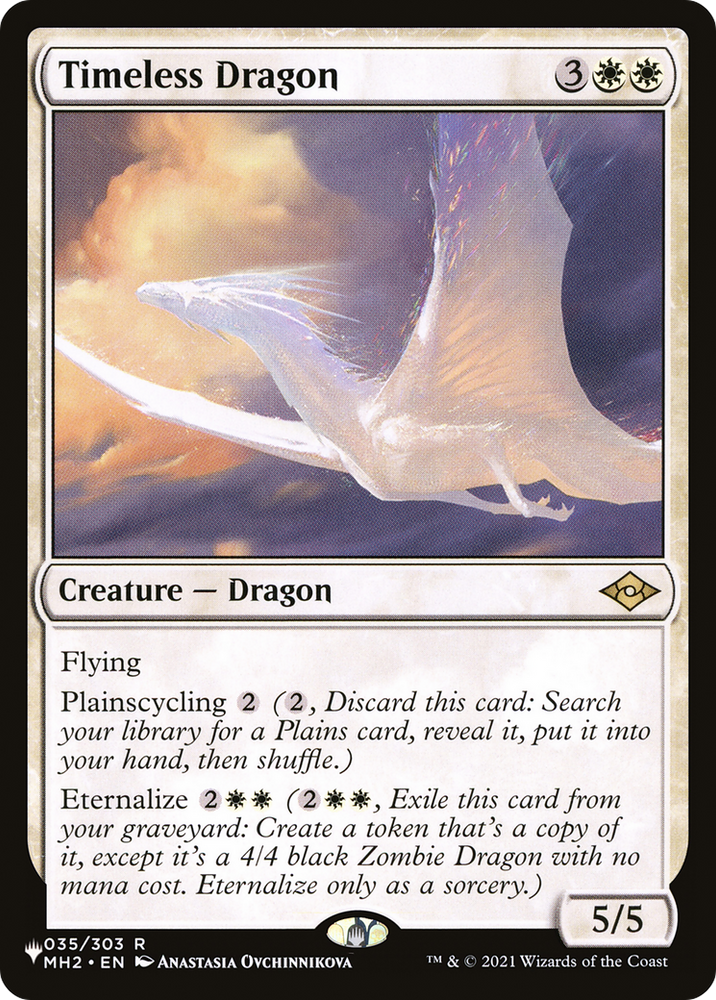 Timeless Dragon [The List] Magic: The Gathering