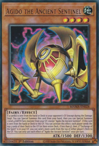 Agido the Ancient Sentinel [MAMA-EN028] Ultra Rare - Yugioh Cards For Your TCG Needs!